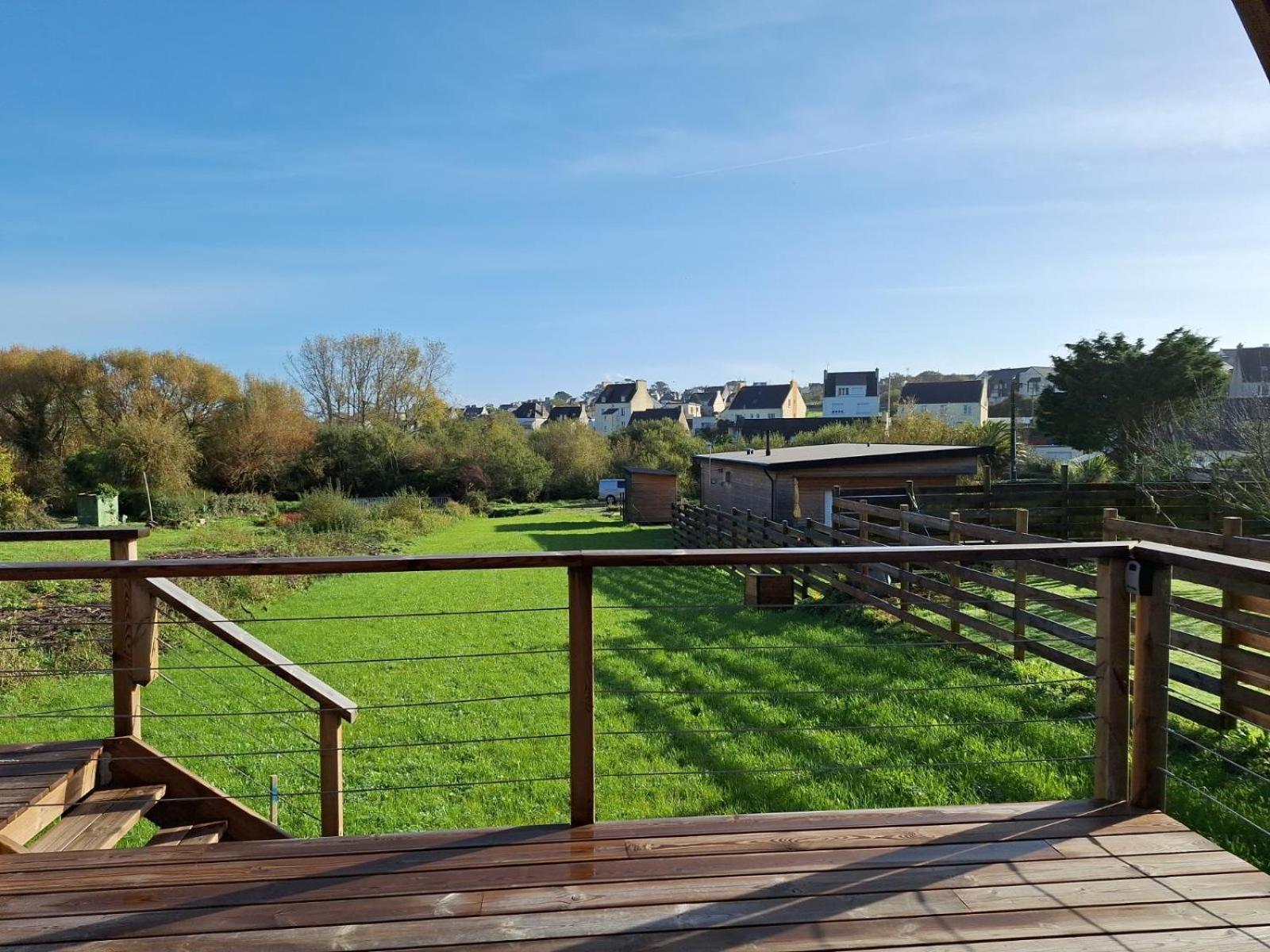 Villa Le Tipi Bleu Tiny House Neuve Avec Terrasse Et Jardin Camaret-sur-Mer Esterno foto