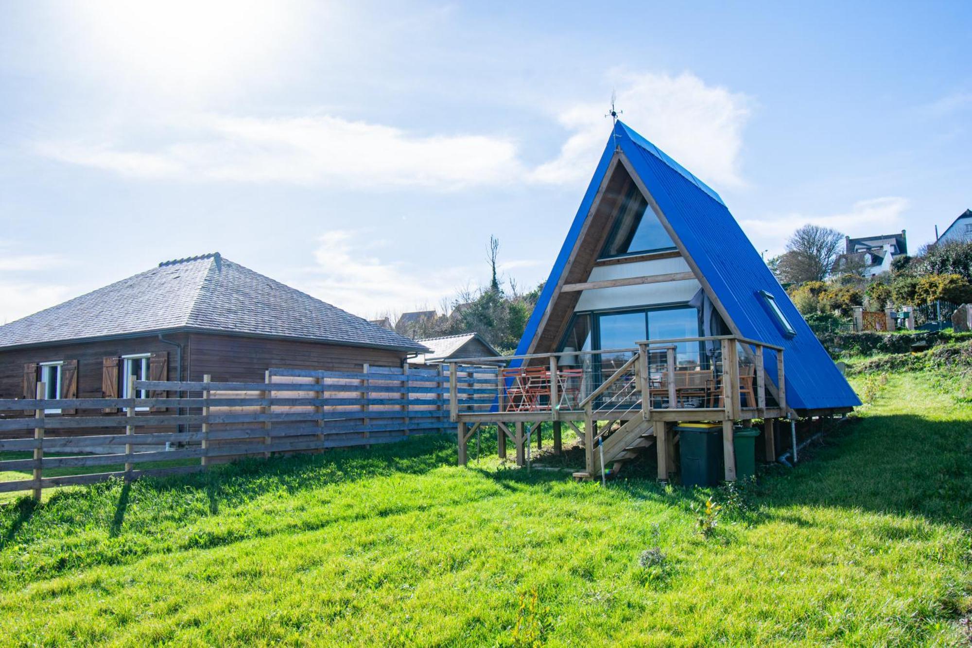 Villa Le Tipi Bleu Tiny House Neuve Avec Terrasse Et Jardin Camaret-sur-Mer Esterno foto